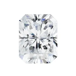 0.2Ct~10.0Ct(2*4MM~10*14MM) Radiant Cut With Certificate D/F Color VVS Clarity Perfect Moissanite Diamond Testor Positive Value