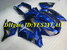 Zestaw do wtrysku Morski Zestaw do Kawasaki Ninja ZX14R 06 07 ZX 14R 2006 2007 ABS Blue Black Fairings Set + Gifts KK01