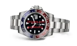 Top Luksusowe Zegarki Męskie 40mm 116719 116719Red Niebieski Ceramiczny Bezel Chronograf Data Automatyczna Man Watch Wristwatches Orologio di Lusso
