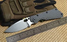 ST outdoor gear SMF Folder Titanium handle D2 blade Copper washers Tactical Folding Knife caça sobrevivência Facas EDC auto-defesa Ferrament