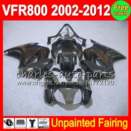 8Gifts Boyasız Tam Fairing Kit HONDA VFR800 VFR 800 2002 2003 2004 2005 2006 2007 2008 2009 2010 2011 2012 Fairings Kaporta Vücut kiti