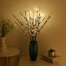 LED -strängar Willow Branch Lamp Floral Lights 20 Lökar Hem Julfest Garden Decor Tree String String Gifts Gifts2964181