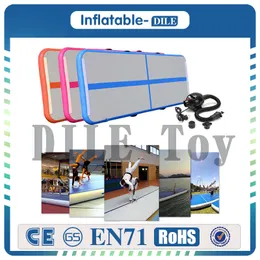 High Quality 3x0.9x0.1m Inflatable Air Track Gym Equipment Tumble Track Yoga Mat Manufacturer Inflatable Gymnastics Mat With Free Pump