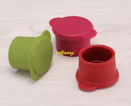 200 pz/lotto Silicone Tappo di Bottiglia di Vino Rosso Strumenti Bar FRESCO Tappi di Birra Cucina Champagne Spina di Sughero