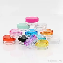 Plastic Round Face Cream Bottle Easy To Carry Cosmetics Storage Boxes Thicken Bottom Mini Organizer Portable 0 11ym BB