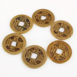 Chińskie monety Feng Shui dla bogactwa i sukcesu Lucky Oriental Cesarz Qing Old Copy Coin Can Dekoracja Fortune Moneta 10 sztuk1340R