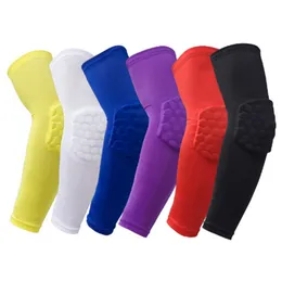 Honeycomb Sports Bezpieczeństwo Koszykówka Elbow Pads Wstrząsowy Ochraniacz Odcinek Wyściełany Support Pad Guard Pad Kolarstwo Pojedyncze opakowanie Wysoka jakość