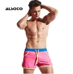 ALSOTO Board Shorts Men's Summer Recreational Beach Pants Short De Bain Quick-drying Movement Surfing Shorts De Bain Boxer