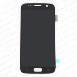 Samsung Galaxy S7 AMOLED G930 G930A G930F 용 LCD 디스플레이 터치 스크린 디지타이저 어셈블리 교체 부품