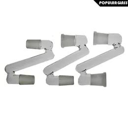 Adattatore stile SAML Z Adattatori per bong in vetro per narghilè Adattatori per piattaforme petrolifere per pipe da fumo Giunto maschio / femmina 14,4 mm / 18,8 mm PG5072