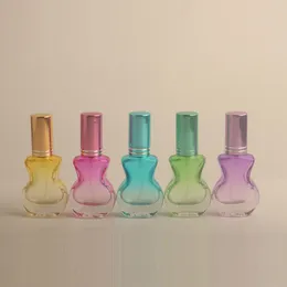 10 ml Glasparfümflasche in Geigenform/Sprühflasche/Kürbismodellflasche/transparente Kosmetikbehälter F720