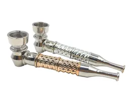 Newest Metal Smoking Pipe Zinc Alloy 125MM Beautiful Color High Quality Portable Removable Mini Pipes Tube Unique Design High Quality