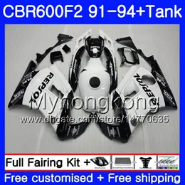 Body Repsol White for Honda CBR 600 F2 FS CBR600 F2 1991 1992 1993 1994 1MY.42 CBR600FS CBR 600F2 CBR600RR CBR600F2 91 92 93 94 Kit