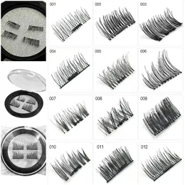 3D Manyetik Kirpik Yanlış Eyelashes Vizon Manyetik Göz Lashes Kullanımlık Sahte Göz Lashes Manyetik Kirpik Uzatma Lashes Göz Makyaj Took kiti