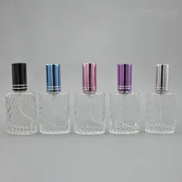 12ml Glas Spray Flaskor Kvinnor Parfym Tom Liten Kosmetisk Spray Pot Raffillerbar Förpackning Atomizer Flaska F838