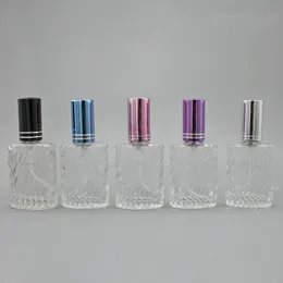 12ml Glas Spray Flaskor Kvinnor Parfym Tom Liten Kosmetisk Spray Pot Raffillerbar Förpackning Atomizer Flaska F838