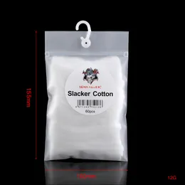100% Original Demon Killer Shoelace Design Slacker Cotton Hardcover DIY Organic Cotton Fit Rda Atomizers 30pcs/Pack 60st/Pack