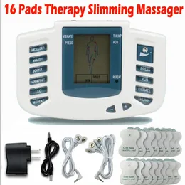 Varm Försäljning Elektrisk Stimulator Full Body Koppla av Muskelterapi Massager Massage Pulse Tens Akupunktur Hälsovård Maskin 16 Pads