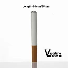 Digger W/O Sparkle 80mm 55mm Sigara Şekli Boru Filtresi Renk Tütün Ot Temizleyici Bir Hitter Yarasa Sigara Borular Taşınabilir 120