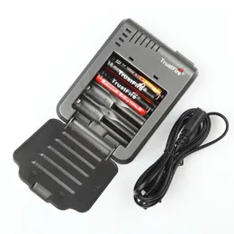 Original Trustfire TR003 4-slits batteriladdare för 18650 16450 14500 18350 Uppladdningsbara batterier i Retail 10st / Lot