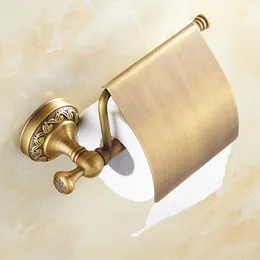 Латунные антикварные полотенце стойки в европейском стиле винтажный держатель туалетная бумага коробка для ванной комнаты аксессуары ролики с