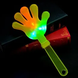 Flash LED luminescerande händer klappa nattljus hand Clapping Device Concert Julklapp Party Supplies