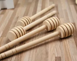 15 cm Mini Wooden Honey Stick Hone y Dipper Party Supply Wood spoon for Jar Long Handle Mixing