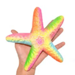 Lovely Cute Squishy Starfish Sea Star Slow Rising Jumbo 18CM Phone Straps Cream Scented Cake Bread Kid Toy Gift Doll