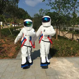 2018 de alta qualidade quente traje espacial traje da mascote astronauta traje da mascote com mochila com LOGOTIPO luva, sapatos