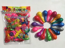 Şeker renkler Lateks balon 10 inç Pürüzsüz Topları 100 adet / grup Pembe Kırmızı Mavi Beyaz Balon Doğum Günü Balonları c826