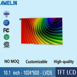 10.1 inç 1280 * 800 TFT LCD Modülü Ekranı LVDS Arabirim Ekranı ve IPS Görüntüleme Açısı Ahududu Pi için Kullanılan