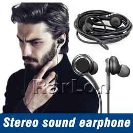 3.5mm Stereo Sound Słuchawki Mikrofon z regulacją głośności MIC dla Galaxy S9 S8 z przewodowym słuchawkowym słuchawkowym