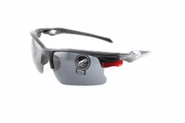 Sportglasögon Herr utomhussolglasögon Unisexdesign UV400 Motorcykelsolglasögon PC Halvbåge partihandel