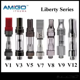 Officiellt säljer Ituwa Amigo Liberty Tank Metal Catrones Ceramic T6S T6P Vaporizer för Max VMOD C5 Batteri 100% Original