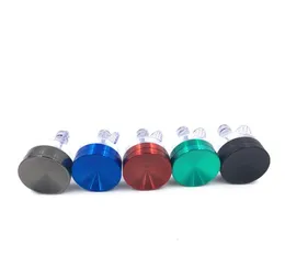 Solid color concave funnel mill smoke diameter 63mm zinc alloy smoke cutter