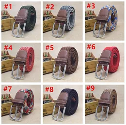 Kids Belts Fashion Children Needle Buckle Waistband Classic Belts Children Canvas Knitted Belts Boys Girls Leisure Waistbands