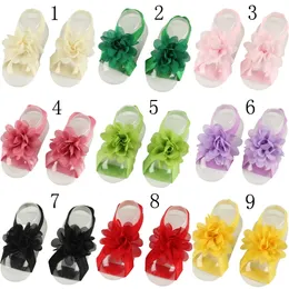 10 pairs Elastic Flower Hair Bands New Girl's Hairband Kids Accessories Flower Baby Headband Princess Wave Headband H106