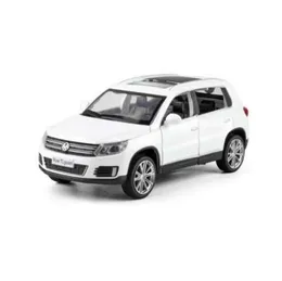 High Simulation 1 32 Tiguan SUV Alloy Pull Back Toy Car Model