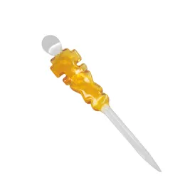 HONEYPUFF Premium Smoking Quartz Carb Cap Dabber Wax Dad Tool 5.9Inch Handle Banger Water Pipe