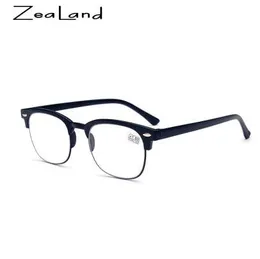 Зеландия Мода Очки Женщины Мужчины Легкие Очки для чтения Горячие Продажи Очки Очки Plastic Streader +1 1.5 2 2.5 3 3.5 4
