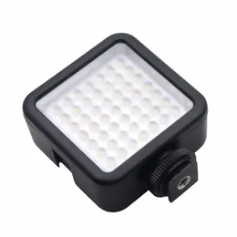 Freeshipping Long Life 5.5W 800lm 6000K Mini Portable 49 LED Video Light Lamp Photographic Photo Lighting for Camera Photography