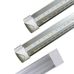 6 stóp T8 Rurka LED Rurka w kształcie litery V 4 stóp 36 W 5 stóp 45 W 6 stóp 52 W 8 stóp 72W Zintegrowane chłodne drzwi LED Fluorescencyjne podwójne oświetlenie GLOW