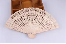 Ny kinesisk aromatisk träficka vikande handhållna fans eleganta heminredningsfavoriter sn514