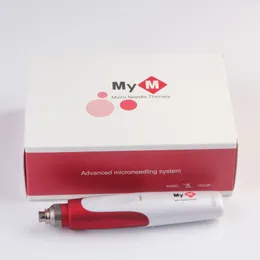 Auto Stamp Derma Dr Pen with 2pcs Micro Needle Cartridges tips Skin Whiten Anti Acne Beauty Spa Salon