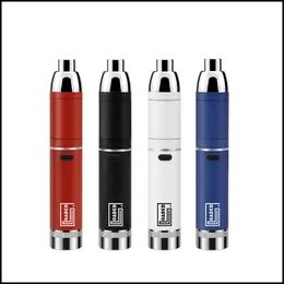 Authentic Yocan Kit Carregado 1400 mAh Bateria Vaporizador Pen Kit Para Concentrado de Cera com Quad QDC Bobina Frete Grátis