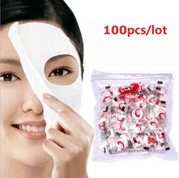 100 st/parti ny hud ansiktsvård diy ansikts komprimerad blekning papper tablett maskmask gratis frakt via ems