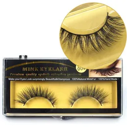 Premium Quality Norek fałszywe rzęsy Naturalne Długie Grube Rzęsy Mink Miękkie Fake Eye Lash Extensions Black 3D Lashes