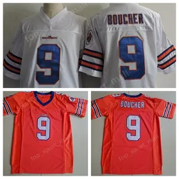 Waterboy Adam Sandler 9 Bobby Boucher Movie Football Jerseys College All Ed Sport Team Color Orange White Free Frakt