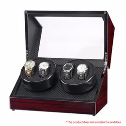 GENBOLI Watch Winders 4 Slots Lacquer Wood Rotate Electric Watch Box Silent Motor Display Clock US Plug Watch Case 11 278 DHgate