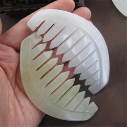 Healthy Jade Massage Hairbrush Comb Head Massager Combing meridians hair protection prevent trichomadesis